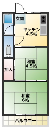 コーポチーズの間取り