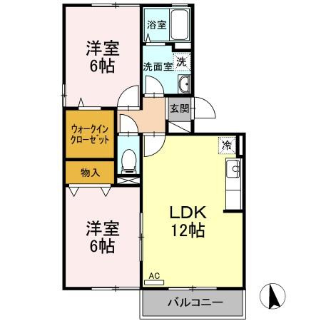 【間取り】 | シャルマン　Ａ