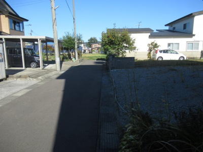 【前面道路含む現地写真】 | 能代市二ツ井町下野・売地
