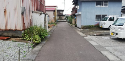 【前面道路含む現地写真】 | 能代市二ツ井町下野・売地