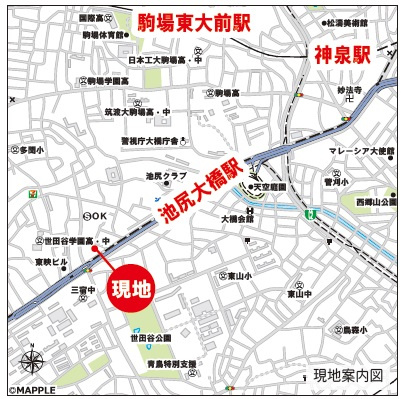 【地図】 | ニュー池尻マンション