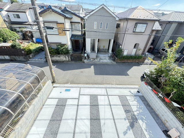 流山市前ヶ崎新築戸建（前ヶ崎7期）の展望|バルコニーより道路側眺望