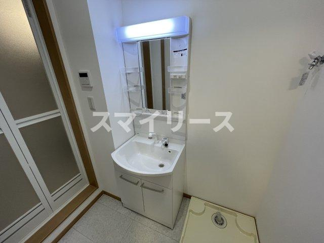 ハレレア南柏の洗面所