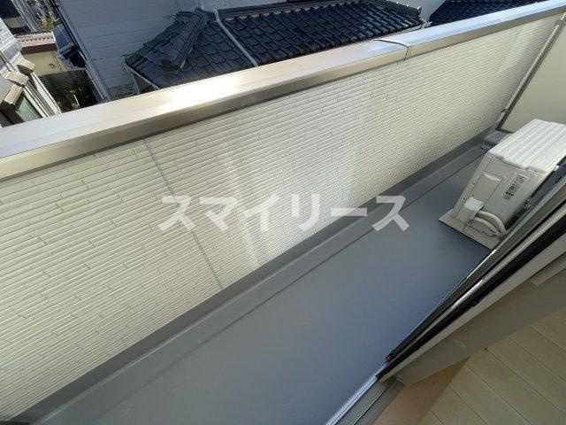 ハレレア南柏のバルコニー