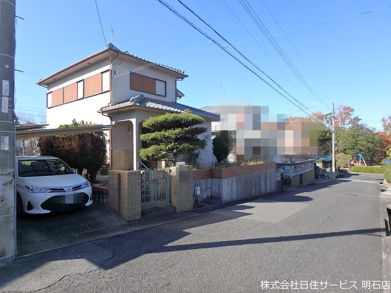 桜が丘東町4丁目土地の前面道路含む現地写真|北東側道路からの写真