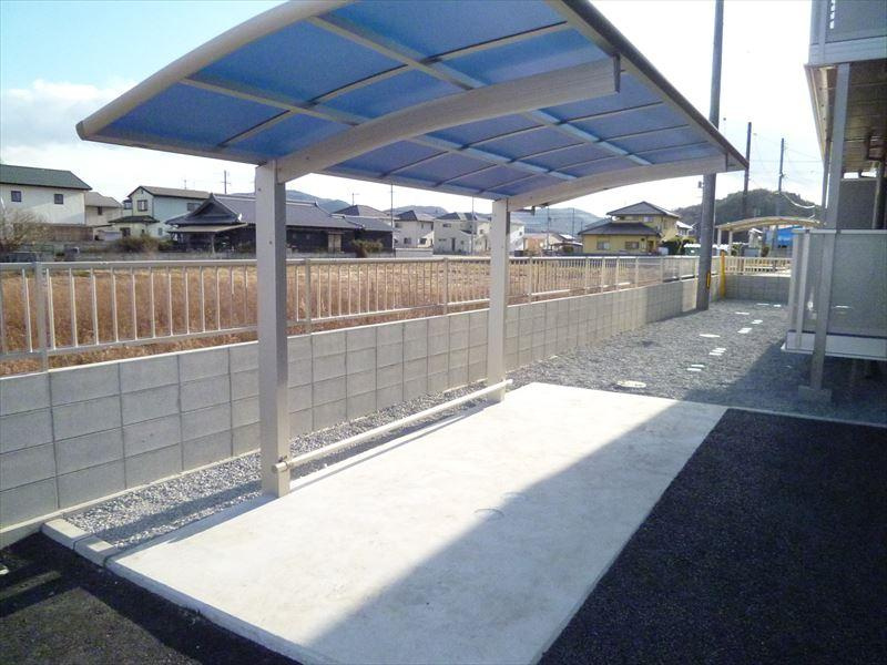倉敷市林のアパートのその他共用部分|駐輪場