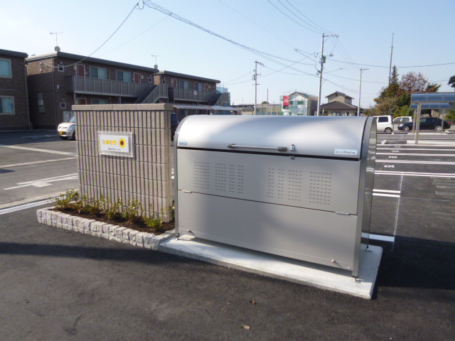 倉敷市中畝７丁目のアパートのその他共用部分|敷地内専用ゴミステーション