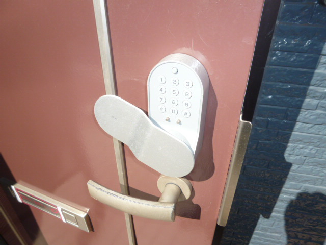 倉敷市北畝５丁目のアパートのセキュリティ|電子キー