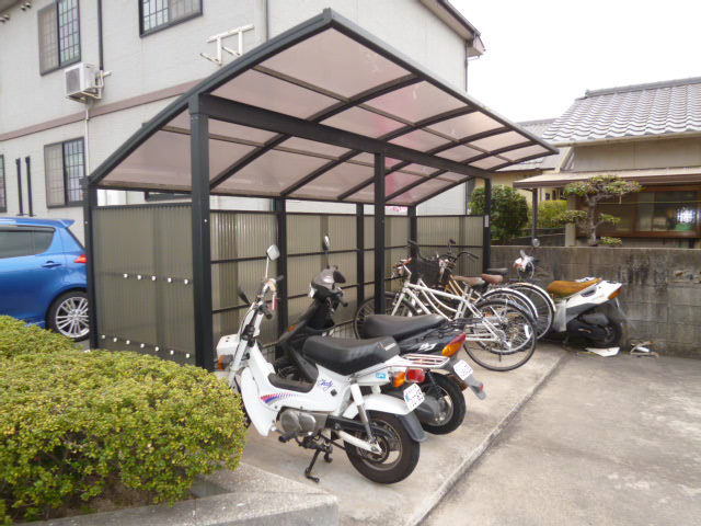 倉敷市北畝５丁目のアパートのその他共用部分|駐輪場