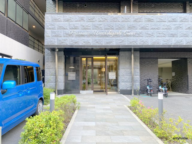 プレサンス梅田東クォーレ　仲介手数料無料のエントランス