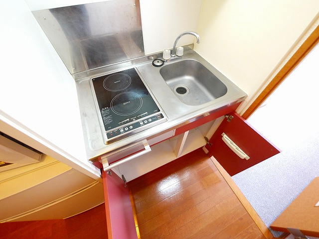 レオパレスＨｉｒｏのキッチン|キッチンでお料理をお楽しみください