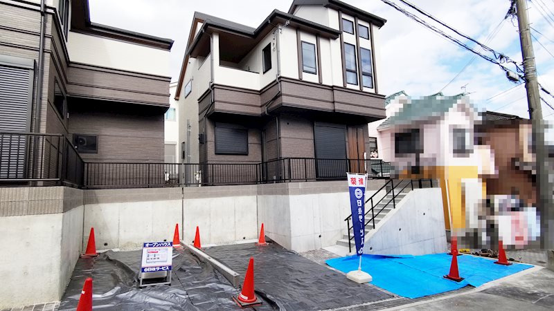 高槻市東城山町新築一戸建の外観
