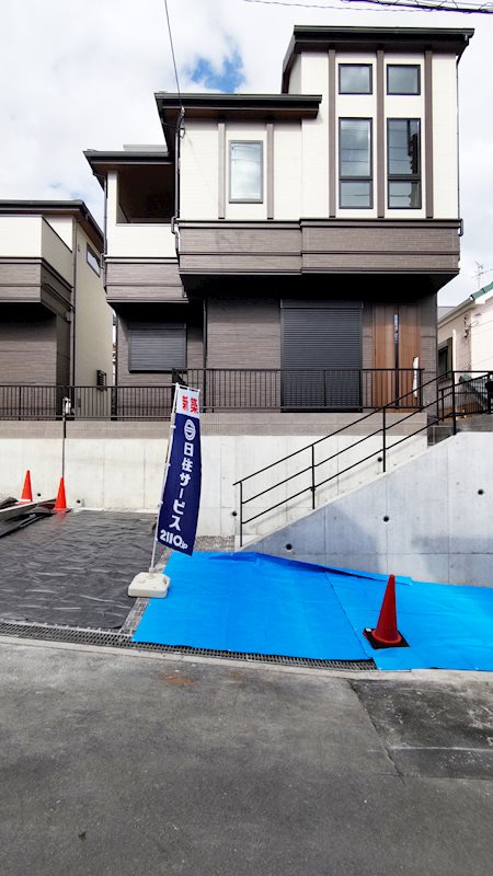 高槻市東城山町新築一戸建の外観