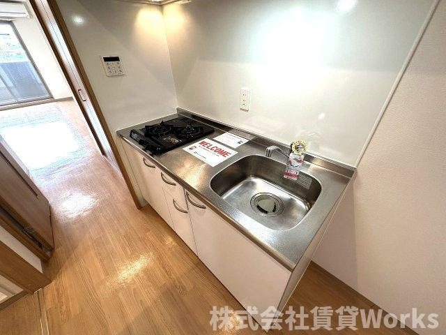 K-クレスト吉野本町のキッチン|きれいなキッチンです