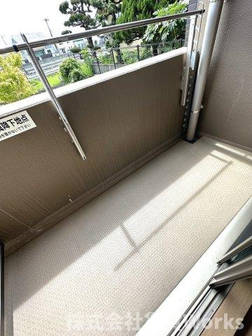 K-クレスト吉野本町のバルコニー|開放的で明るい空間を演出してくれるバルコニーです