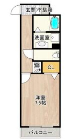 【間取り】 | シティスパイヤ神戸元町2