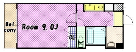 【間取り】 | フォンテーヌ上町台