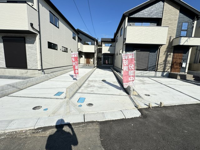 流山市流山新築戸建（流山３期）の駐車場|4号棟駐車スペース・縦列２台駐車可