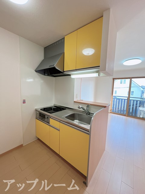 春日井市白山町５丁目のアパートのキッチン