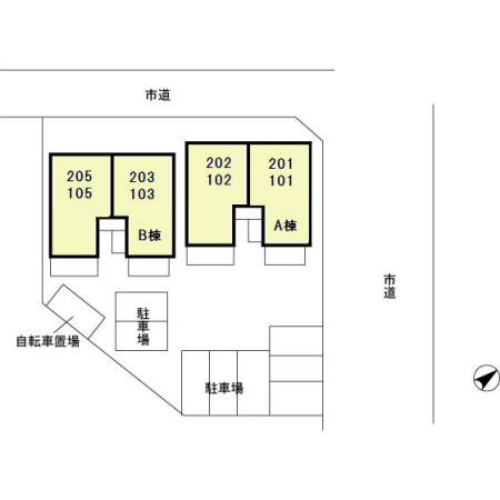 グラン・シャリオ Bの区画図