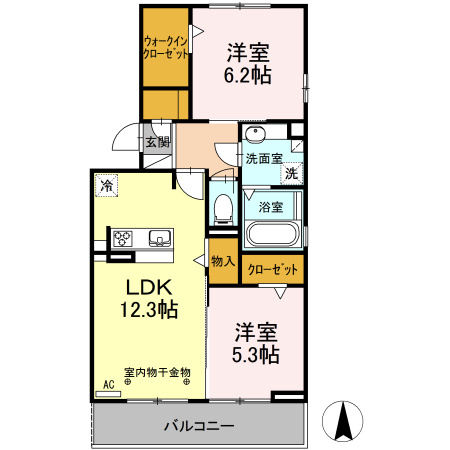 アリスの間取り