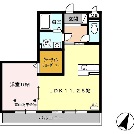 ラ・ミアカーサ勇助山の間取り