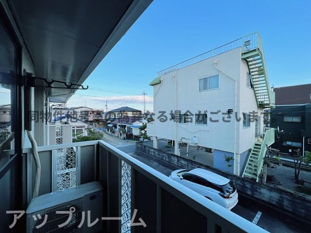 サンハイツ上条のバルコニー