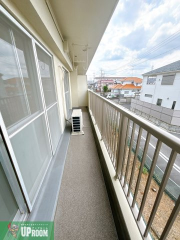 六軒屋農住団地コーポ美園のバルコニー