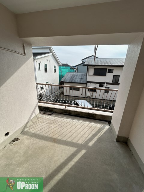 六軒屋農住団地コーポ松栄のバルコニー