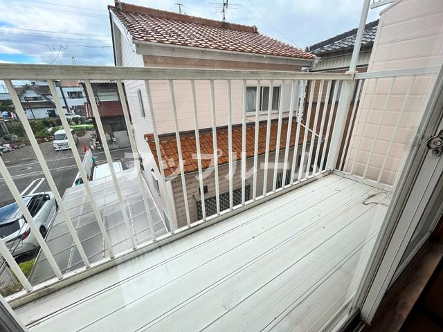 大野コーポのバルコニー