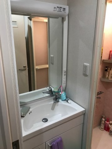 春日井 シェアハウス ボヌールの洗面所