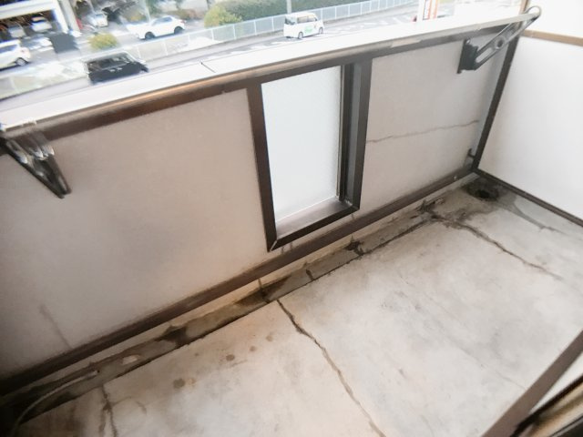レジデンスアカリのバルコニー