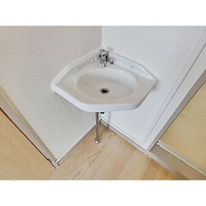小野マンションの洗面所