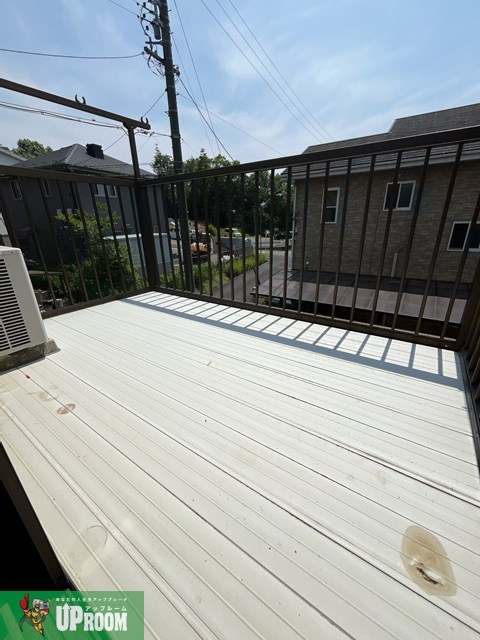 明知町戸建のバルコニー