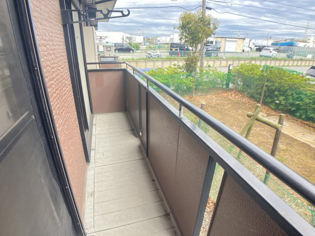 シャン・ティオン壱番館のバルコニー