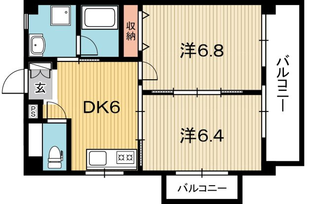 ラ・フルールの間取り