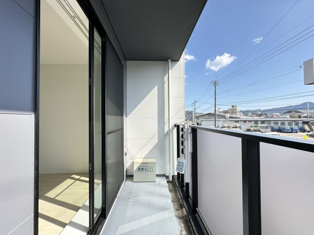 リーヴァかもべⅡのバルコニー