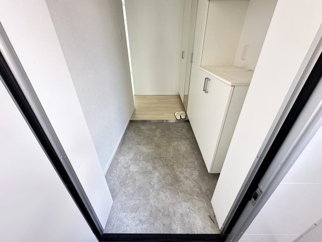 リーヴァかもべⅡの玄関