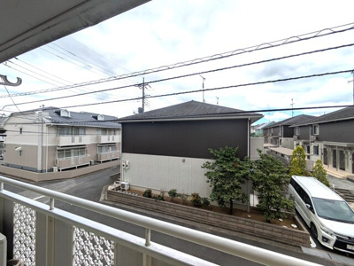 バルコニーから見える景色です！