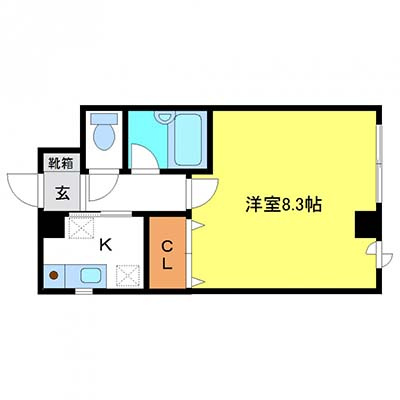 マンションシュエットⅠの間取り