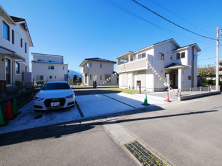 【外観】 | 中央市東花輪 新築戸建 東花輪駅徒歩9分 土地83坪角地