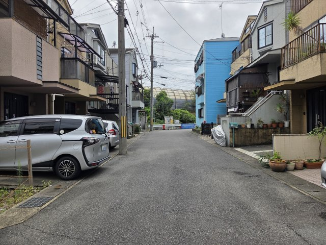 【前面道路含む現地写真】 | 山科区大宅細田町　売地（建築条件付き）