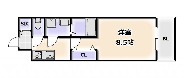 【間取り】 | MELDIA CREST TAPP NAMBA-WEST