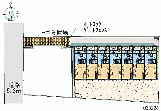 【区画図】 | ブルーコーポ 