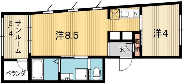 土佐ビルの間取り