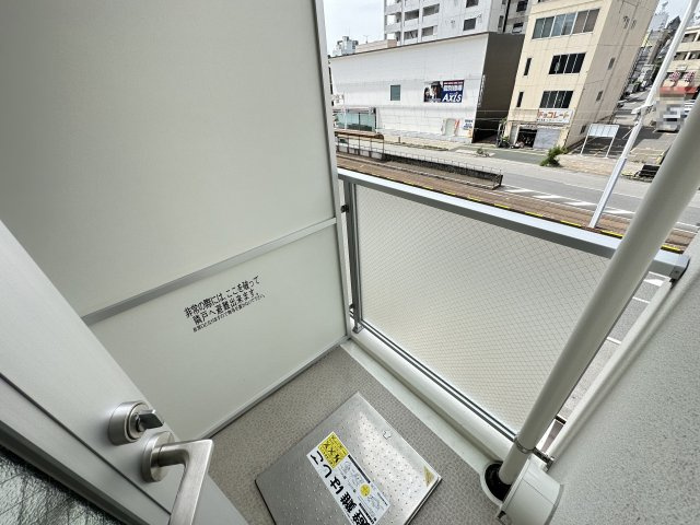 土佐ビルのバルコニー