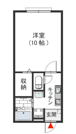 【間取り】 | シンプルライフA棟