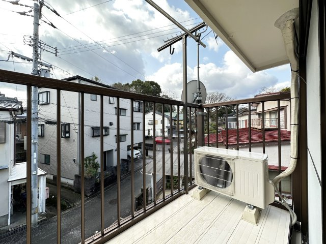 平和町貸家のバルコニー