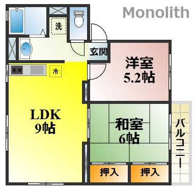 ソファレ大町の間取り