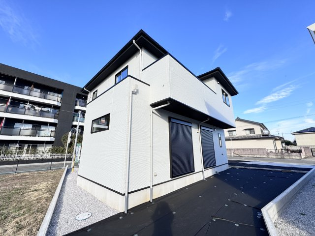 新築　伊勢崎市寿町3期　1号棟の外観|現地写真　伊勢崎市寿3期